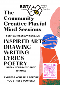 BRIDGING GAPAS TOGETHER Creative Playful Mind Sessions (A4)